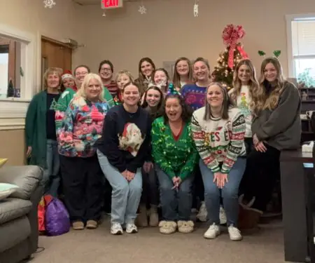 New Wilmington, PA Bair Staff Christmas