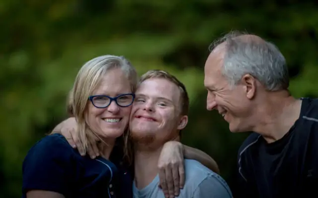 Parents and son