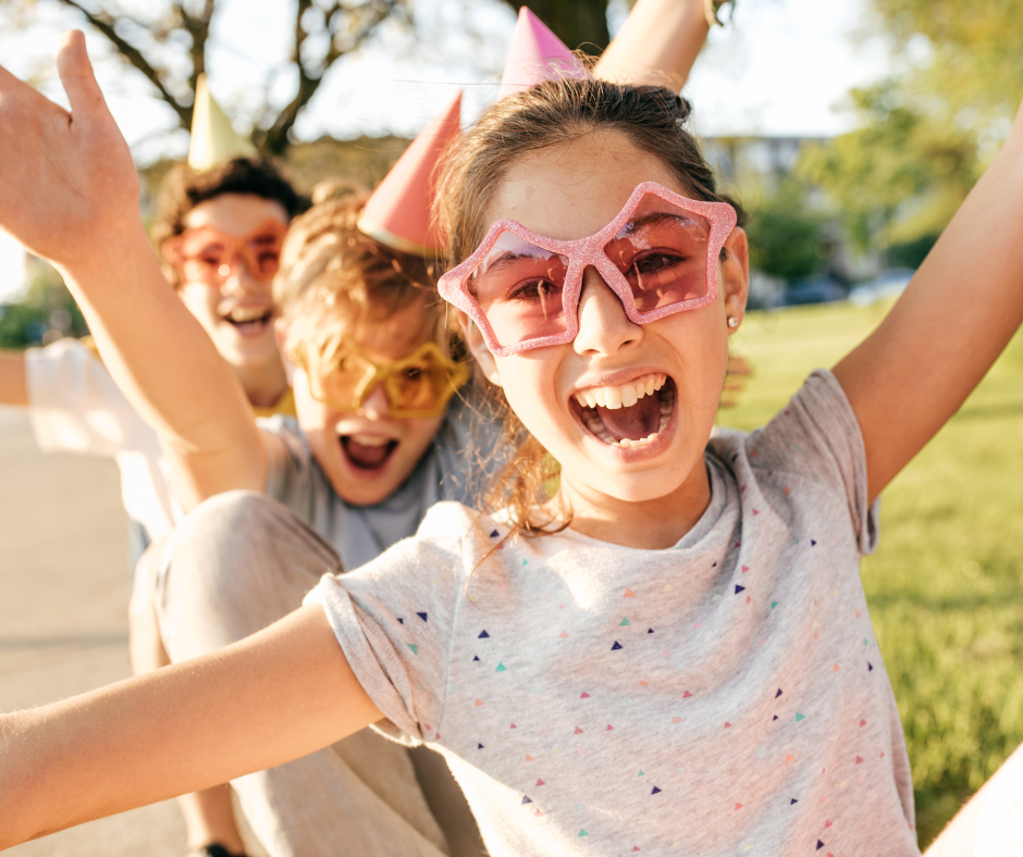 foster kids having fun